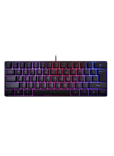 اشتري V700 Wired RGB Streamer Gaming Keyboard Black في الامارات