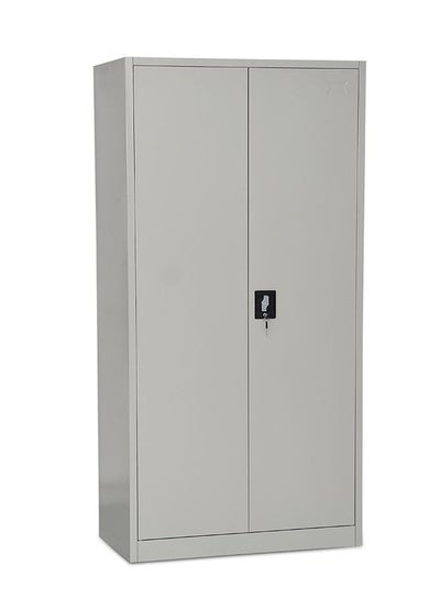 Buy MHF Best Steel Office Cupboard Steel Filing Cupboard Cabinet With Shelves Storage Compartment Flush Key lock MH-EF18-GREY in UAE