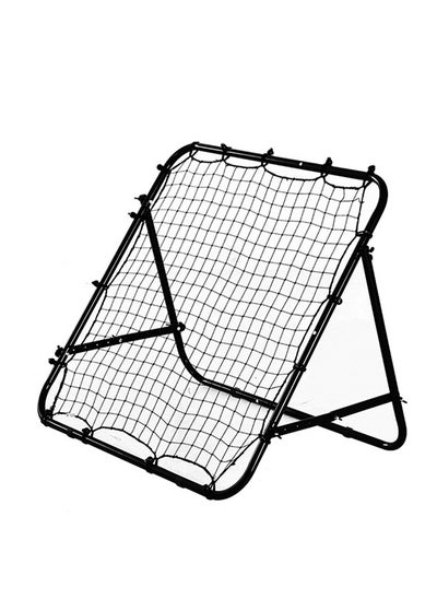 Buy Soccer Rebounder Net,Adjustable,Easy Set Up,Steel Frame,100x100 cm,Black in Saudi Arabia