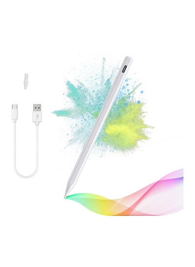 Buy Stylus Pen Compatible with iPad (2018-2022), Palm Rejection, Magnetic Adsorption for iPad (10/9/8/7/6th), iPad Pro (11/12.9in),iPad Mini (6/5th),iPad Air(5/4/3rd Gen) for Writing Drawing in UAE