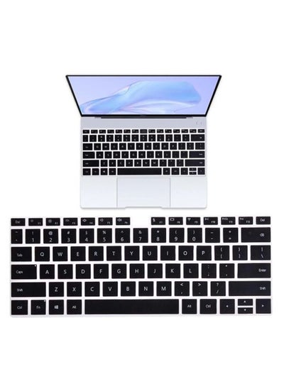 Buy Silicone Keyboard Cover for Huawei MateBook D 15/D 14 Black in Saudi Arabia