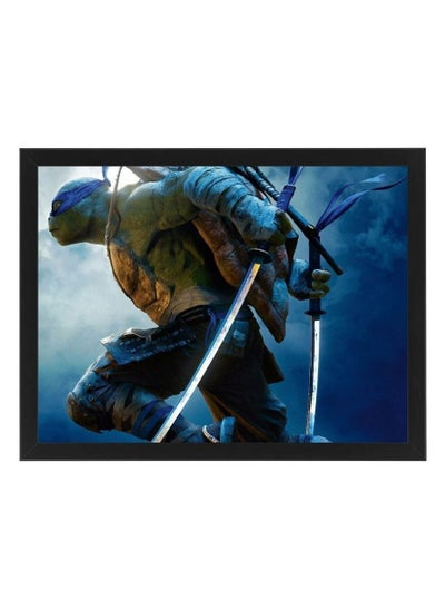 Buy Digital Wall Art Poster Frame teenage mutant ninja turtles Character Leonardo 30X40 cm in UAE