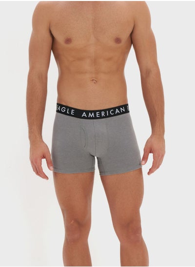 Buy 3 Pack Logo Band Trunks in UAE