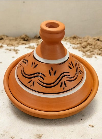 Buy Moroccan style pottery and porcelain bowl, size 21 cm in Egypt