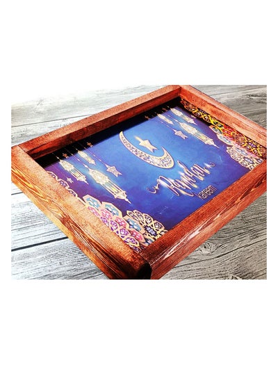 Buy Luminous wooden tray, Ramadan shapes (Fig. 2) in Egypt