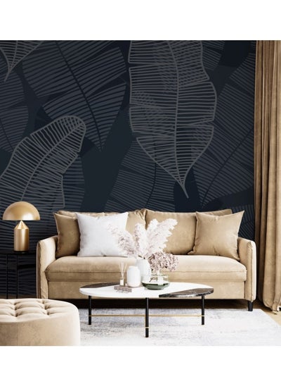 اشتري Banana Leaves Fabric Wallpaper Covers An Area ​​Up To 4.2Mx3M With Adhesive And Smoothing Tool في مصر