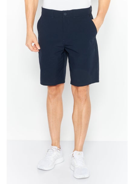 اشتري Men Sportswear Fit Brand Logo Golf Shorts, Dark Navy في الامارات