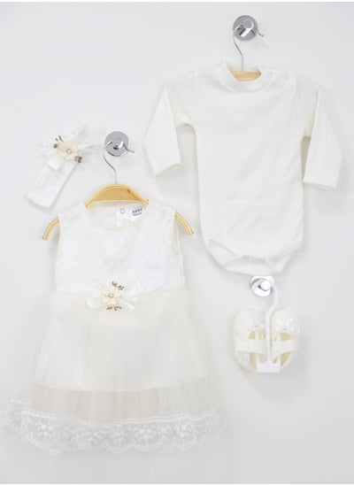 Buy 4-Piece Baby Dress Gift Set in Saudi Arabia