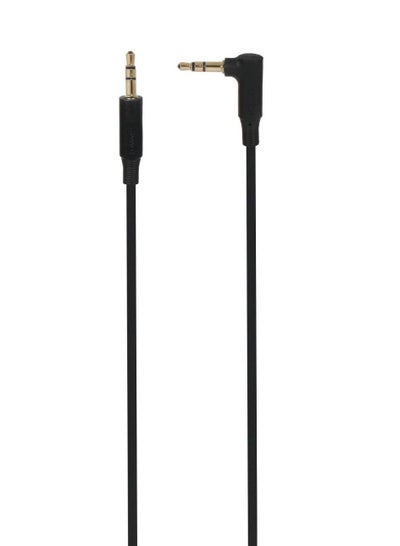 Buy 3.5mm Male To Male Aux Audio Cable 2000 mm Black in UAE
