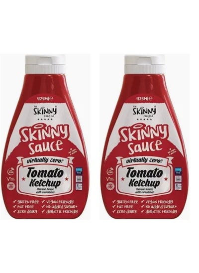 Buy Skinny Sauce Tomato Ketchup 2 Pc in UAE