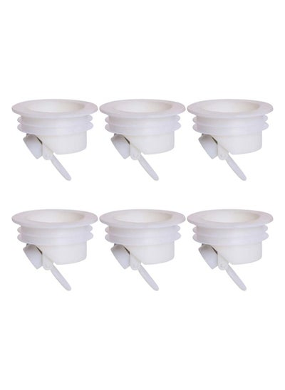 Buy Silicone Drain, 6Pcs Backflow Preventer Floor Drain Deodorant Core Drain Valve Sewer Core for Toilet Bathroom Floor Drain in UAE