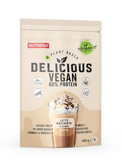 اشتري Nutrend Delicious Vegan Protein 450g Latte Macchiato في الامارات