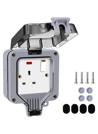 Buy 13A Waterproof Outdoor Plug Single Socket Normal IP66 in UAE