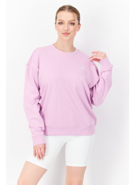 اشتري Women Sportswear Fit Long Sleeves Running Sweatshirts, Pink في السعودية