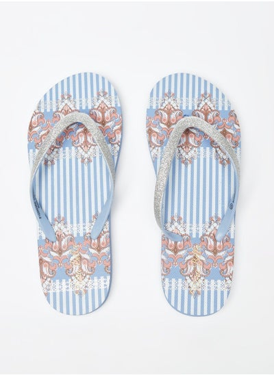 Buy Flora Bella Printed Flip Flops in UAE