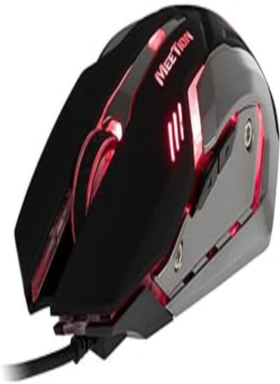 اشتري Meetion MT-M915 Backlit Otical Gaming USB Mouse-Black في مصر