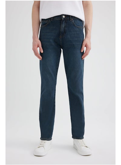 Buy Man Straight Fit Denim Trousers in Egypt