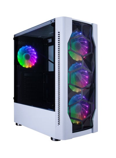 Buy 1st Player DK D4 Mid Tower Gaming Case - White in UAE
