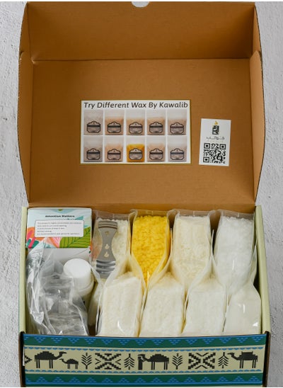 Buy Complete Raw Wax Kit For Candle Making in Saudi Arabia