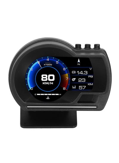 Buy A580 Car HUD Display, OBD+GPS Smart Gauge High Definition Speedometer Car Diagnostic Tool, OBD Fault Code Elimination Safe Driving Computer, Overspeed Fault Alarm, for All Vehicles in Saudi Arabia