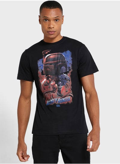 Buy Boba Fett Crew Neck T-Shirt in UAE