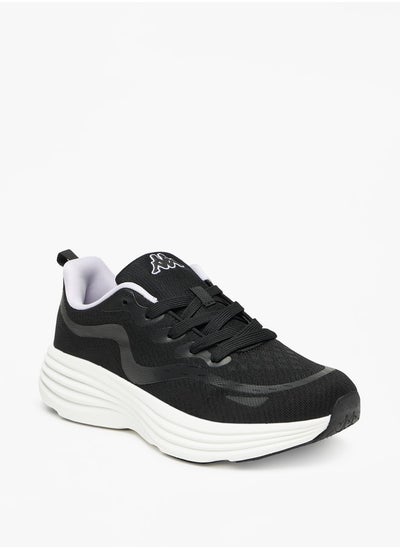 اشتري Women's Mesh Detail Walking Shoes with Lace-Up Closure في الامارات