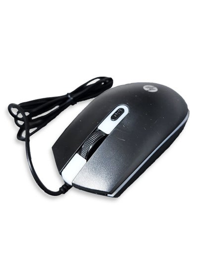 Buy Wired Mouse Gaming 4 Button ,7 Color LED , 1600DPi - BLack M180 in Egypt