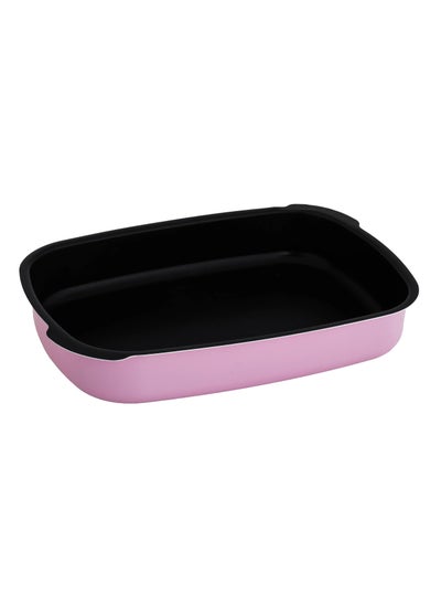 Buy Neoflame Pink Rectangular Oven Tray 43*30 cm in Saudi Arabia