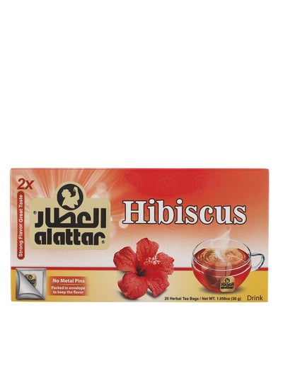 Buy Alattar Hibiscus 20 Tea Bags in UAE