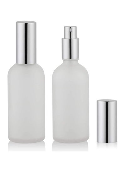 Spray Bottles 100ml Frosted Glass Spray Bottles 2pcs Leak Proof