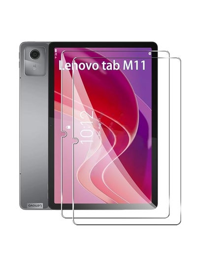 اشتري [2 حزمة] زجاج مقوى متوافق مع شاشة Lenovo Tab M11 11 إنش 2024، حامي الشاشة زجاج مقوى، مقاوم للفقاعات وبسطح صلب 9H، مقاوم للخدوش. في الامارات