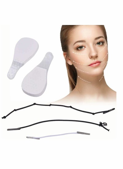 اشتري Face Lift Tape, Instant Face, Eye & Neck Skin Lifting Strips Ultra-thin Invisible Waterproof with High Elasticity في الامارات