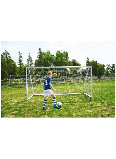 Buy Kids Safety PVC Football Goal, Youth Professional PVC Soccer Goal for Backyard, Schools, Colleges and Soccer Camps.(244x155x90cm) in UAE