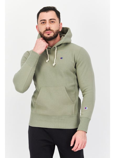 اشتري Men Sportswear Fit Long Sleeves Training Sweatshirts, Pale Olive في الامارات