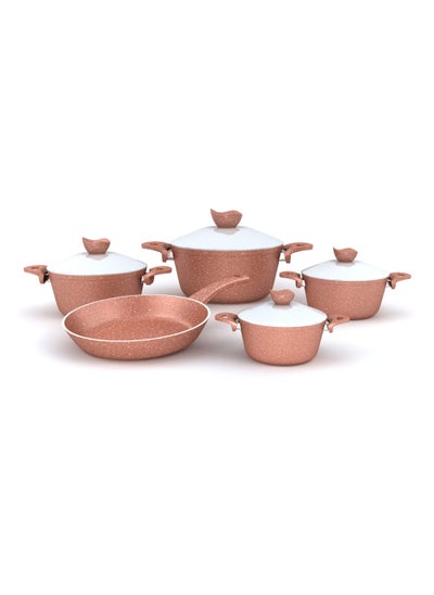 Buy Granite Pro Cookware Set - 9 Pcs - Copper in Egypt