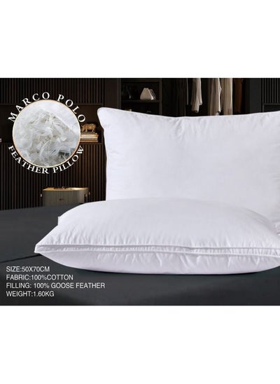 Buy Natural Goose Feather Pillow in Saudi Arabia