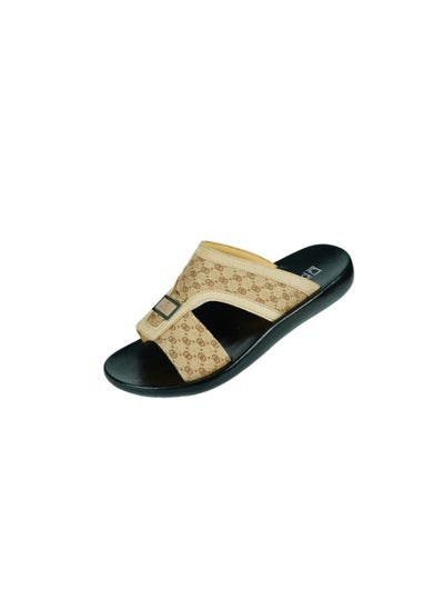 Buy 008-3564 Barjeel Mens Arabic Sandals 63102 Beige in UAE