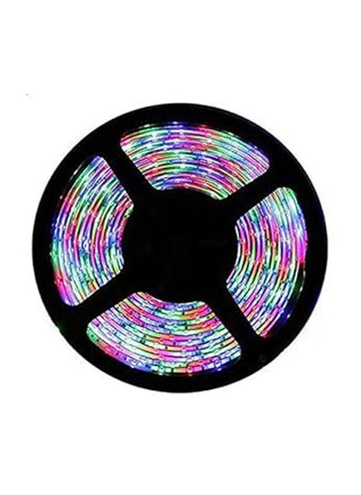 Buy LED Strip Light Rgb 5050 5m 60 LED/meter Waterproof With Remote 44k Control And Power Adapter in Egypt