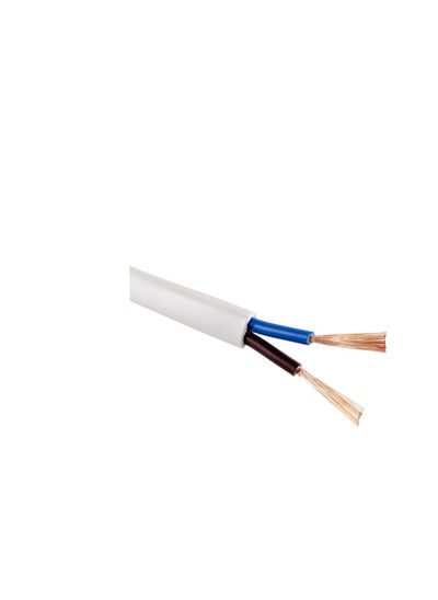 Buy RR 0.75mm X 2Core Flexible Cable White in UAE