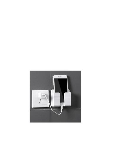 Buy Remote control wall-mounted mobile phone holder, multi-purpose holder with phone charging slot in Egypt