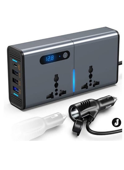 Buy "New Compact 200W DC to AC Car Inverter – Multi-Port Charging for Vehicles" in UAE