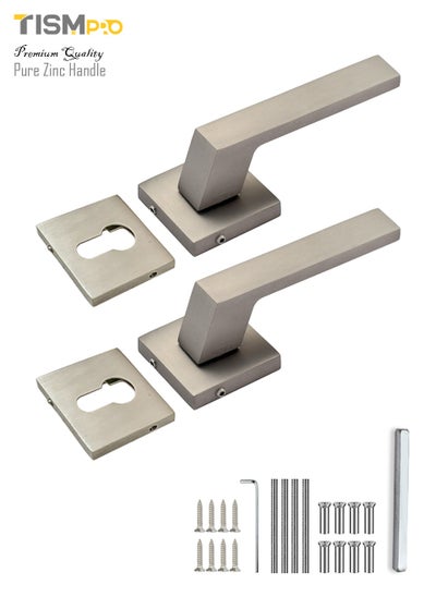 Buy Mortise Zinc Rose Door Handle (TP-2003 MSN) in Saudi Arabia