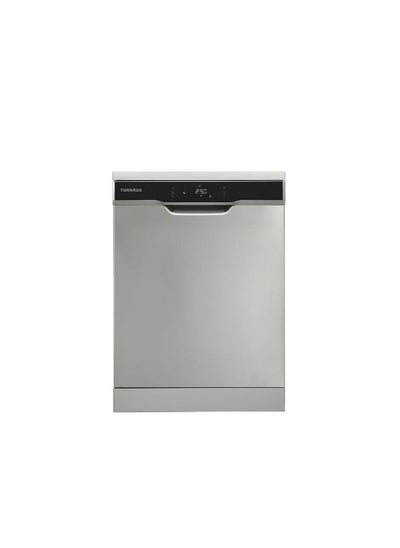 Buy TORNADO Dishwasher 12 Person, 60 cm, Digital, 8 Programs, Inox TDV-FN128COX in Egypt