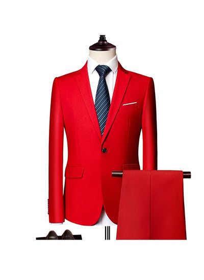 Buy New Slim Fit Suit Set in UAE