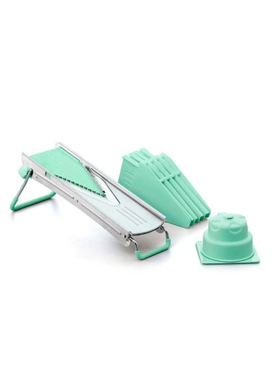 Buy Profi Plastic Mandoline Slicer 5 Blades (39 X 15 X 14 Cm) in UAE