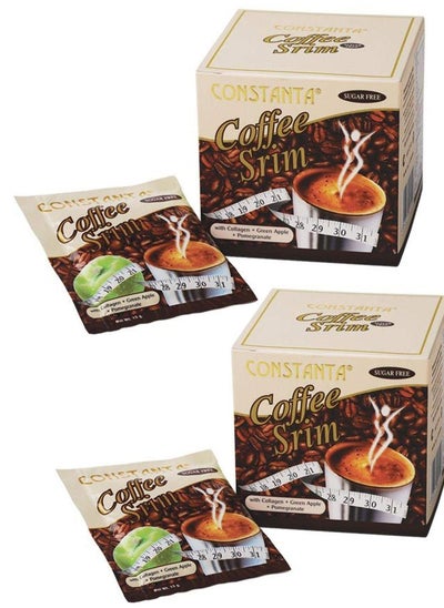 Buy Pack of 2 Coffee Body Srim With Sugar Free in UAE