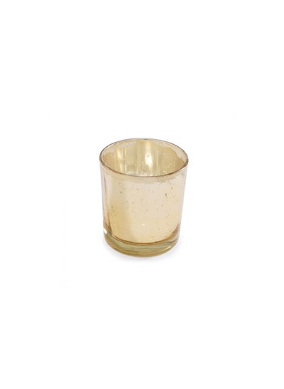 اشتري Vasatika Candle Holder D7x8cm Gold في الامارات