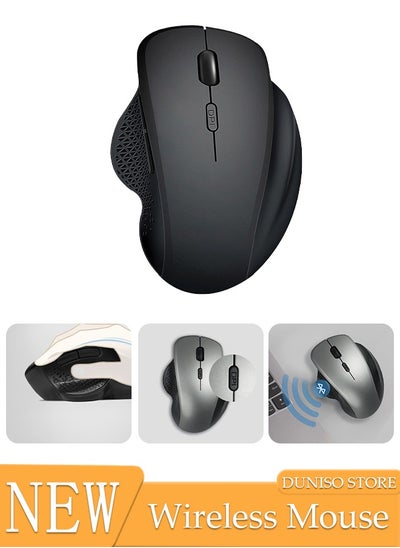 Buy Bluetooth Mouse Wireless Mouse with 6 Buttons 3 Adjustable DPI Levels Ergonomic Computer Mouse for Laptop Computer Mac PC Windows Chromebook Notebook in UAE