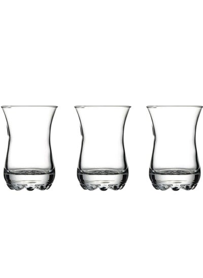 Buy 3 PCS Istkana Tea Cup Set Clear in Egypt