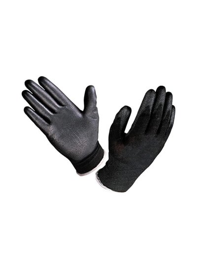 اشتري KNP Black Grip Gloves are Durable Multi purpose Work Gloves Designed to Provide Excellent Grip Comfort and Protection for a Variety of Tasks. This Pack Contains 10 pairs Making it a Great Choice for Workplaces DIY Projects or General Household Use. في الامارات